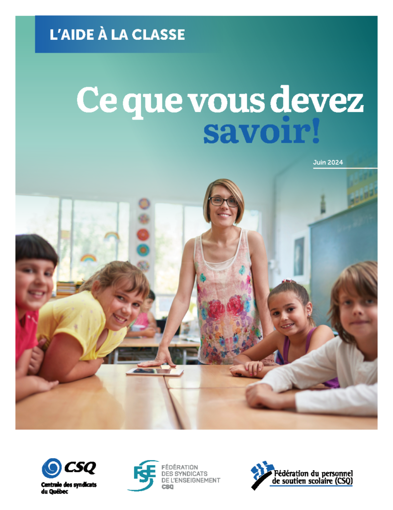 Segp L’aide à la classe, ce que vous devez savoir! | Syndicat de l ...
